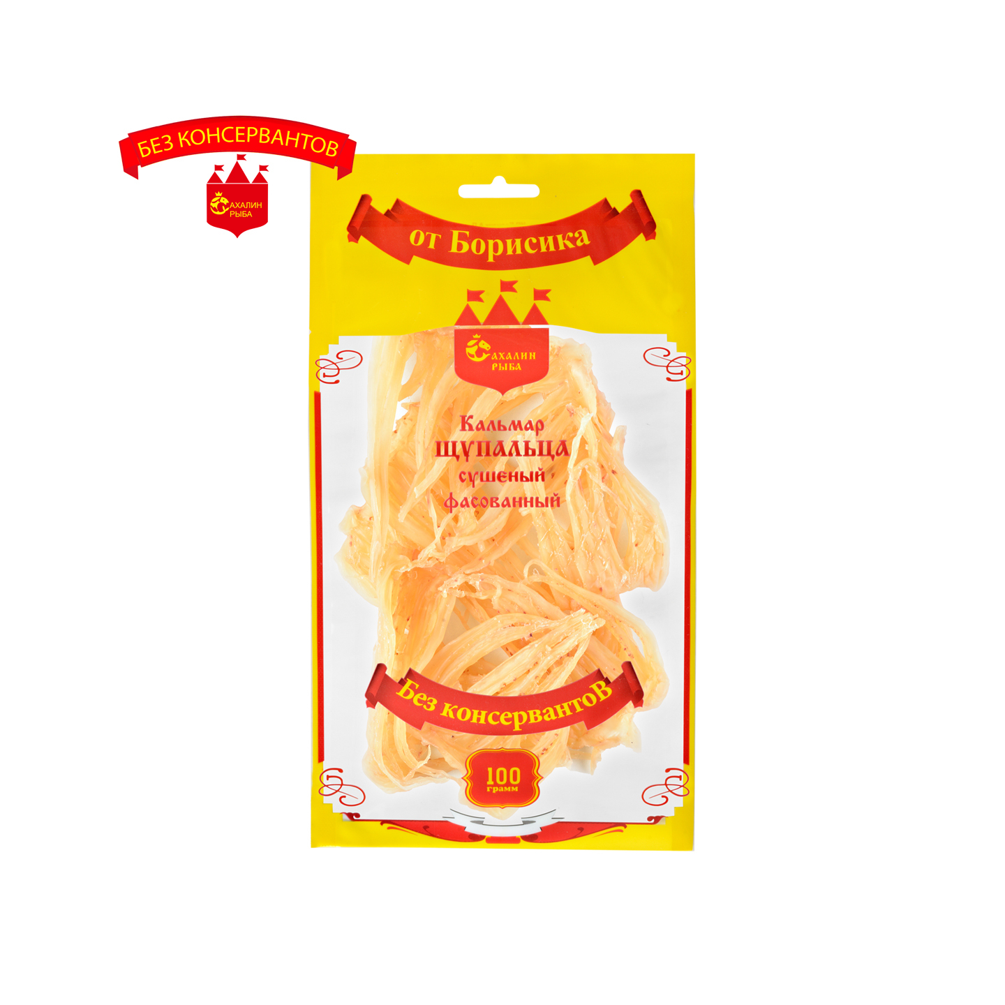 Кальмар щупальца 100 гр.