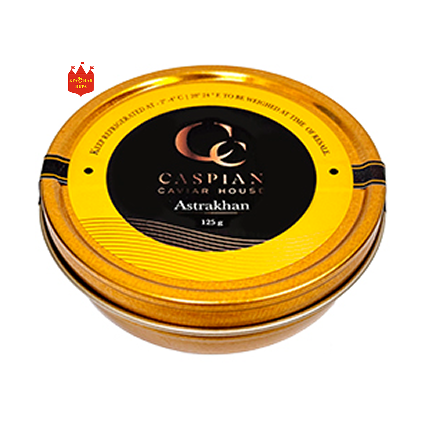 Икрa русского осетра 125 гр.