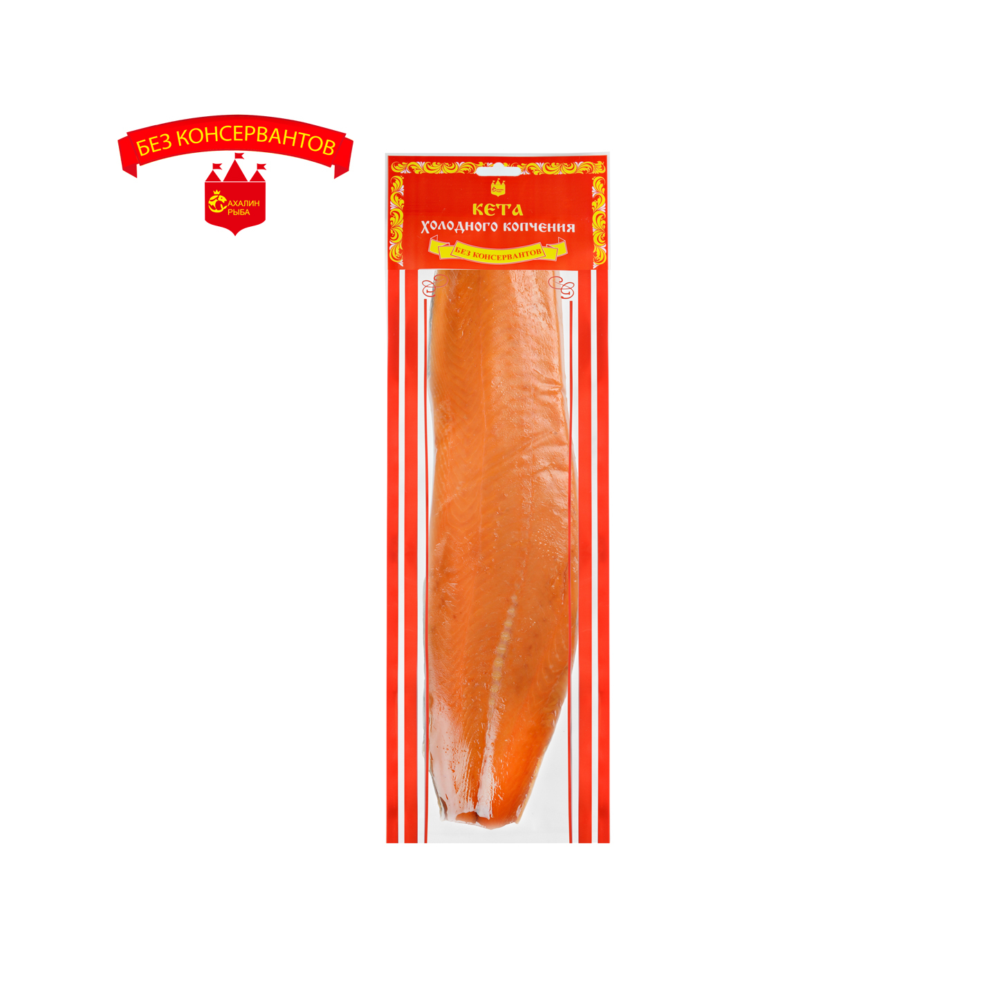 Боковник кеты холодного копчения 1 кг.