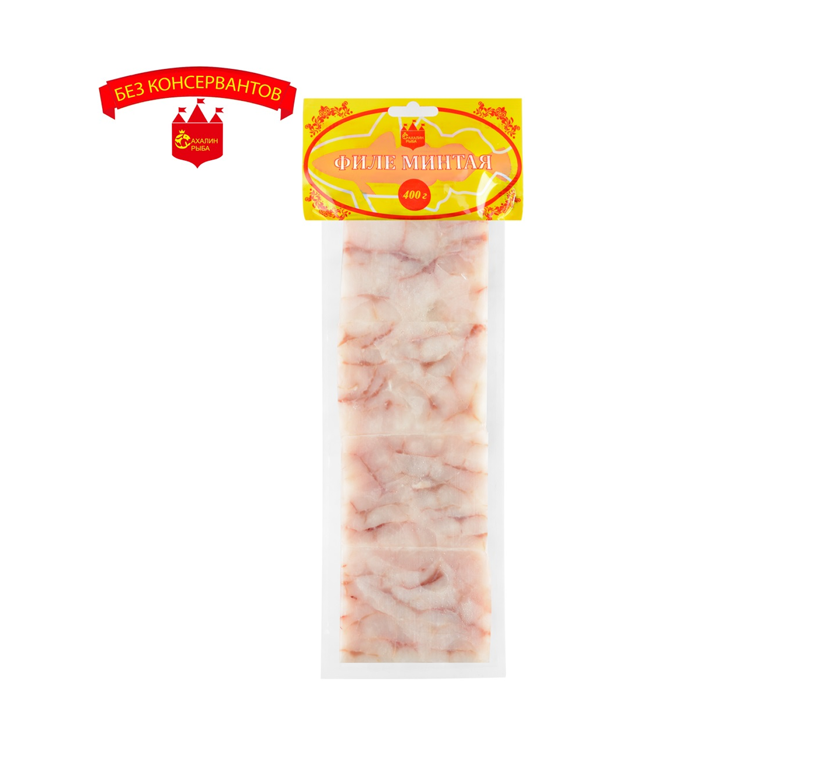 Филе минтая порционное с/м 400 гр.