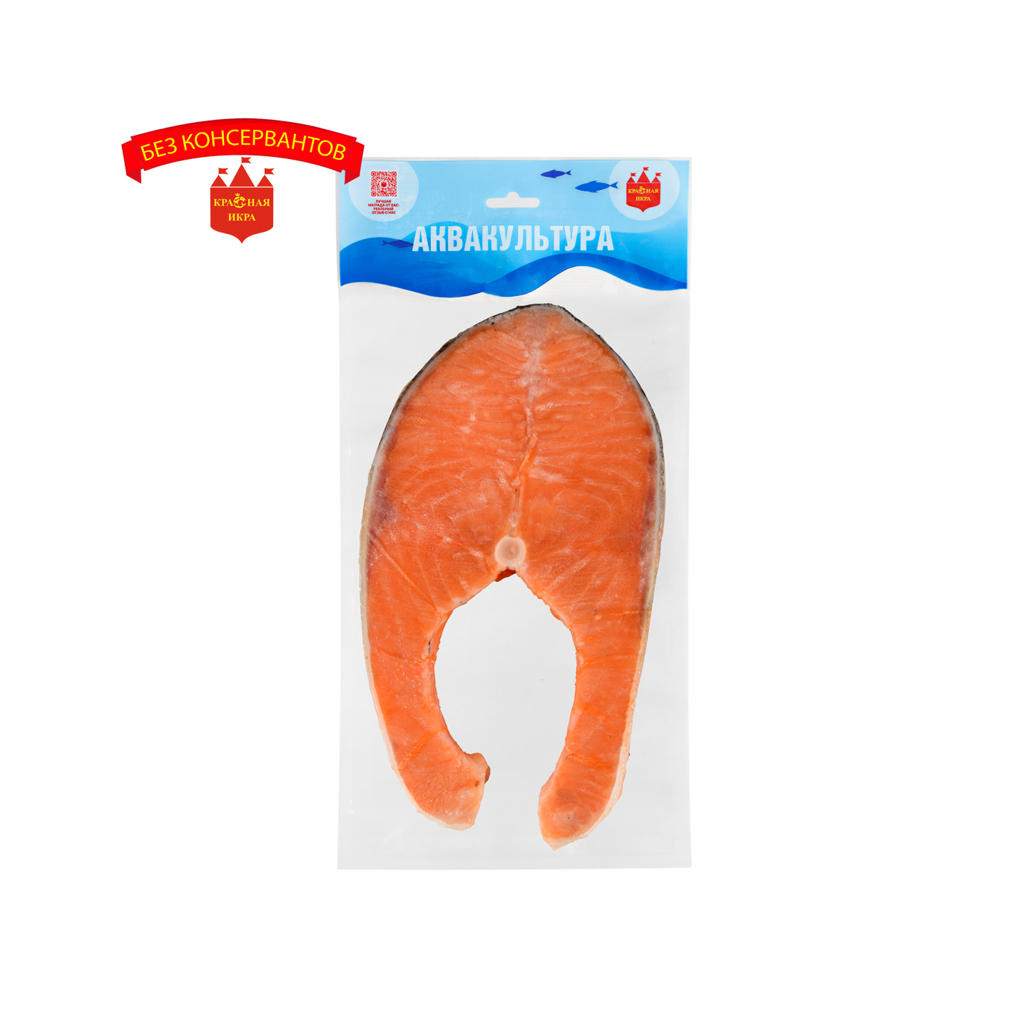 Форель стейки с/м 1 кг.