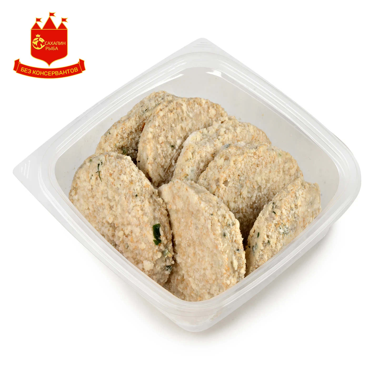 Котлеты из горбуши и трески 450 гр.