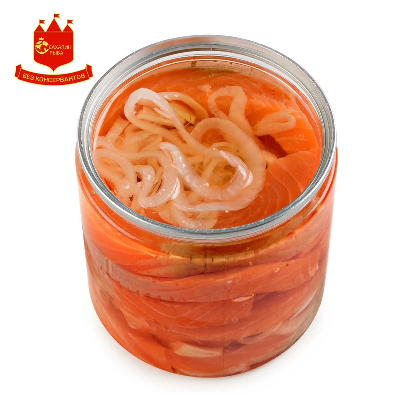 Форель соленая в масле 480 гр.